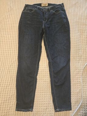 Silver Jeans Dark Blue, High-waisted Skinny Jeans